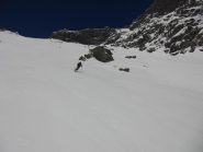 Scendendo dal pendio alto