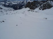 Lenzuolo verso la valle Ciabrera