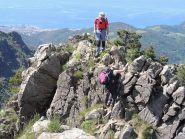 Panorama dalla cresta verso il mare ed il porto di Voltri