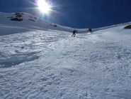 Prime curve su neve duretta