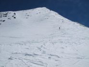 Il tratto finale da poco oltre il colle