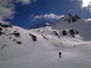 salendo, con la Ramiere sullo sfondo 