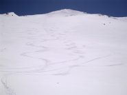 curve, con la cima sullo sfondo
