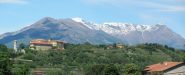 veduta sulle montagne sopra Ivrea