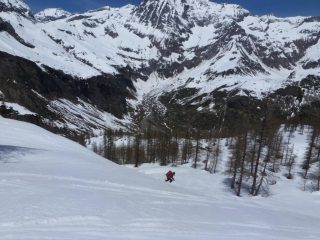Discesa dal colle Tovetto