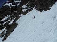 Discesa dal passo di Vens 