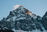 Il versante nord-est del Monviso in una foto del 12/05/2013