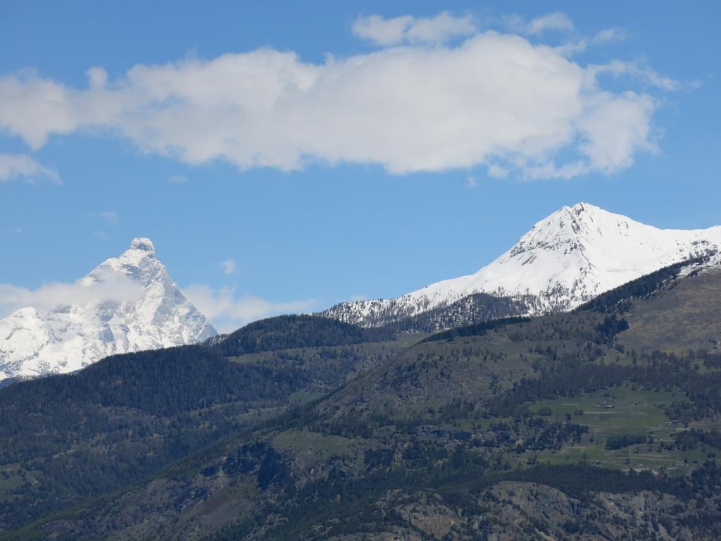 Il Cervino e il M. Tantanè dall'alpe Cretaz-Ciardon