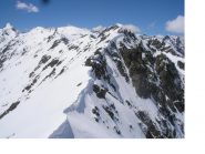 Procedendo per cresta verso lo Schiatau,,centro foto..a sx e' il Becco Alto d'Ischiator..
