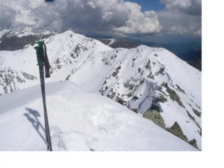 La Testa di Cavias dallo Schiatau..si prepara un temporale..