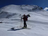 Il ripido pendio del Viso Mozzo