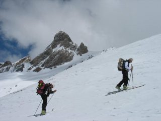 la Sella salendo alle Rossette