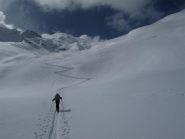 Sul ghiacciaio di Giasson