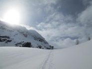 Poco sopra le baite Forciaz