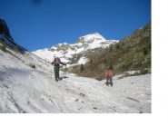 Si parte..al fondo la Beccas di Corborant da lustro al vallone