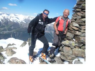 Con Paolo..in vetta alla Cima sud di Malaterra..