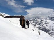 Arrivo al bivacco