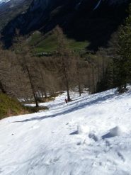 Pendii iniziali di salita