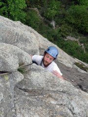 L3 - Arrampicata plaisir, all'uscita da un camino!
