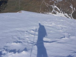 la pala dall'anticima