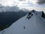 Prima discesa con Mulatera alle spalle