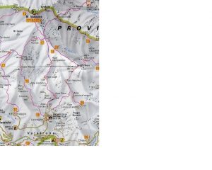 Mappa zona Sud del M. Massone