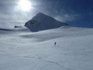 Discesa sul Refuge d'Agnel su ottimo firn