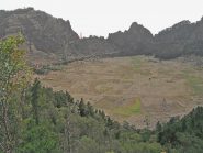 Il cratere di Cova, vulcano inattivo