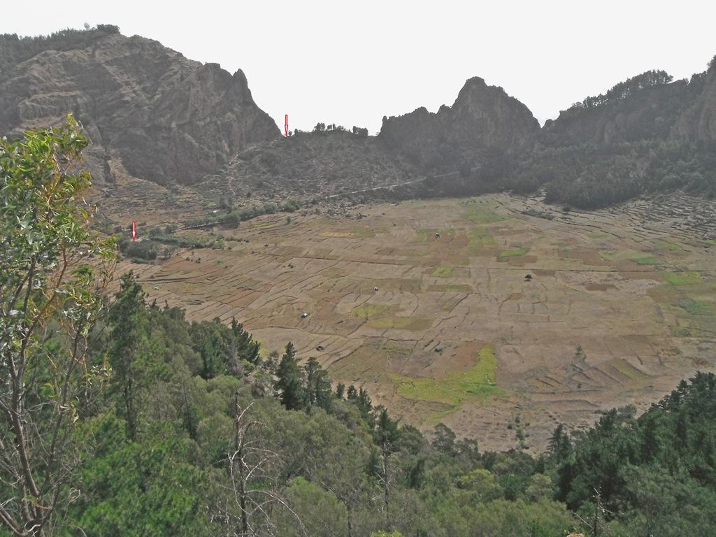 Il cratere di Cova, vulcano inattivo