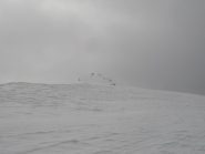 in cima alle laste (la vetta è già scomparsa)