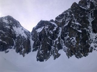 alba invernale (a giugno) in vista del Freshfield