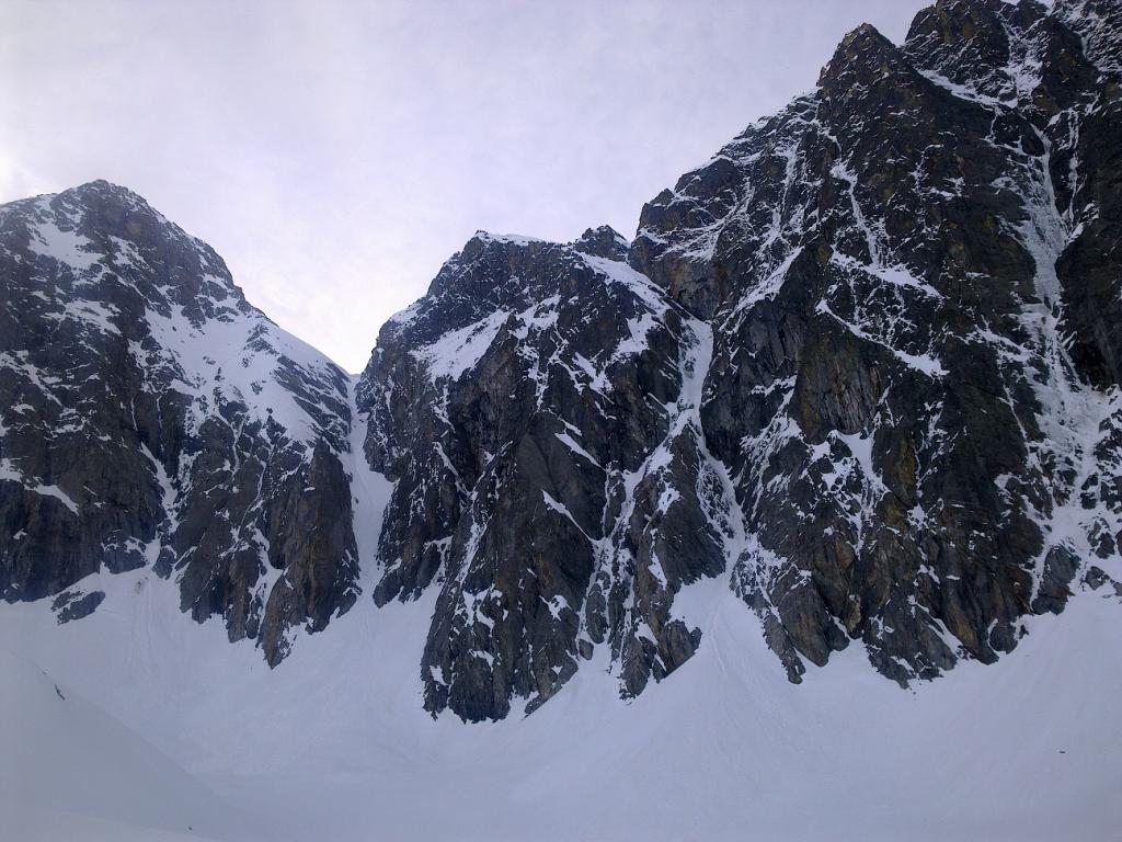 alba invernale (a giugno) in vista del Freshfield