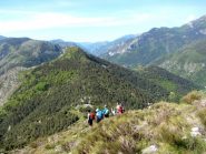 vista sul Chaberta salendo al Bergiorin