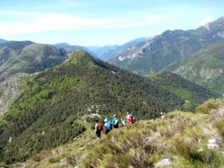 vista sul Chaberta salendo al Bergiorin