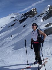 Al Colle con in fondo la cima