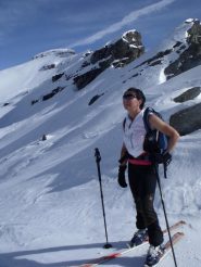 Al Colle con in fondo la cima