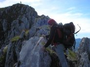 un forte vento ha ostacolato la salita