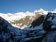 il primo sole sul vallone del Carro