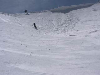 discesa verso lago neve bella 