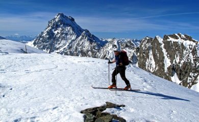Arrivo di Mario in vetta
