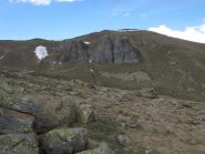 La Rocca del Montone che emerge dal Monte Salancia