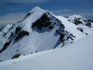 La cresta per la PIetra Bianca vista dalla P.ta Marmontana