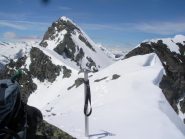 La Torre Pontonnet dall'anticima..ormai nella fase di discesa..