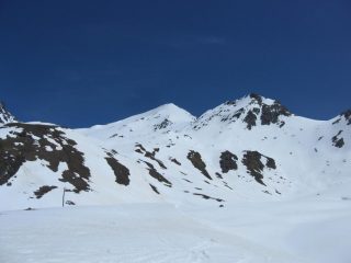 Ramiere, in centro la discesa da noi scelta.