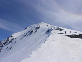 la vetta dal colle