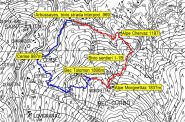 mappa itinerario