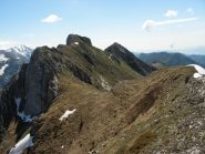 la cresta percorsa con Fera' e Rocca