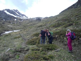 quasi alla confluenza col sentiero n. 18...