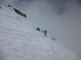 partenza dalla cima