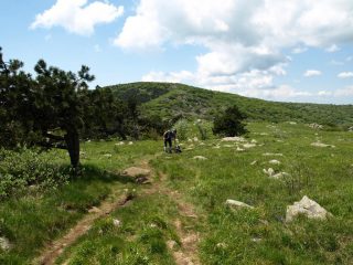 Breve sosta presso Cima del Pozzo